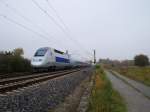 TGV-Triebwagen 4403 fährt als TGV 9574 durch die BK Basheide. ... TGV-Triebwagen 4403 fährt als TGV 9574 durch die BK Basheide. ...
