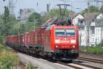 185 165-8 mit dem Winner Spedition in Solingen Hauptbahnhof am ...