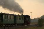 Abendstimmung bei der L��nitzgrundbahn. ...  Daniel Theumer 01.11.2009