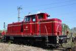 260 770-3 steht am 19.04.2009 in B�chen abgestellt.  ...