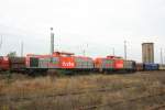 HVLE V 160.5, HVLE V 160.2 am 02.11.09 im Bahnhof ...