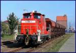 362 896-3 beim Fototermin vor dem Nordhafen. Stralsund am ...