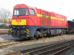 Lok 9 der Neusser Eisenbahn abgestellt in Neuss Hessentor.  ...