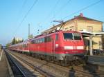 Die 111 064 in ...  Gilles LENHARD 02.11.2009
