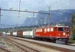 RhB G�terzug 5773 von Landquart nach Ilanz vom 21.08.1995 in ...