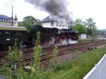 Der SEM Pingstsonderzug bei der Ausfahrt aus dem Bf.Schwarzenberg/Erzg. ... Der SEM Pingstsonderzug bei der Ausfahrt aus dem Bf.Schwarzenberg/Erzg. ...