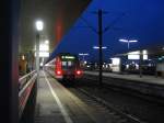 Nachtaufnahmen Nacht im Bahnhof Stuttgart-Bad Cannstatt, 22.3.2005 (Jonas)