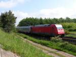 BR 101 mit Zugen Hier (vermutlich) BR 101 230-5 mit dem IC Oldenburg-Leipzig.
