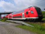 doppelstock-steuerwagen-3-gattung Doppelstocksteuerwagen der Bauart DBpbzf als RE unterwegs nach Bremen.