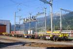 RhB Schienentransport-Kompo zum Tag der offenen T�r am 07.06.1997 in ...