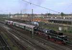 Einfahrt eines Sonderzuges mit der 50 3610 nach Hagen Hbf.
Pfingsten ...