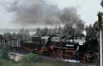 52 8131 vom Bw Brandenburg, auf dem s�dlichen Berliner Au�enring ...