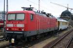 755 025-4 der DB Systemtechnik Minden steht am 05.04.05 in ...