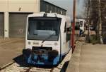Regioshuttle VT 414 der T�lesbahn im April 2000 in Neuffen. ...