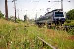 4020 202 kurz vor der S-Bahnhaltestelle Atzgersdorf-Mauer in Wien am ...