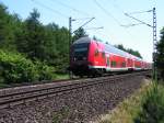 Doppelstocksteuerwagen der Bauart DBpbzf als RE von Hannover nach Bremen, ...