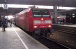 146 009-6 kam am 22.05.2005 als RE1 aus Aachen nach ...