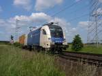Die ES 64 U2 ? 022 der Wiener Lokalbahnen verkehrt ...