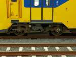 Angelegte Magnetschienenbremse an einem Triebzug der BR 8400 in Amsterdam ...