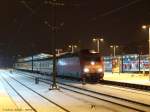 Eingefahrener Skizug IC 1218 ...  Andreas Axmann 09.01.2010