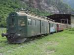 BDe 4/4 1632 der Classic Rail am 5.6.05 in Bodio ...