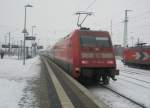 Hier 101 066-9 mit ...  Alexander Borchardt 16.01.2010