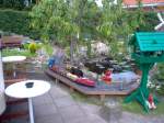 Elfe und LGB-gartenbahn beim Skipper (ehem. DSB-lokf�hrer) in Borup, D�nemark. ...