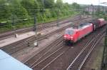 189 030-0 mit einem G�terzug Richtung D�ren. 20.05.2005  ...
