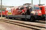101 068 im Juli 2002 im Bh Stuttgart.  ...