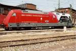 101 091 im Juli 2002 im Bh Stuttgart.  ...