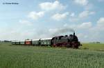 75 1118 der UEF mit Sonderzug auf der Strecke Amstetten-Gerstetten ...
