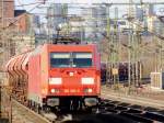 185 318-3 mit G�terzug ...   Martin  Voigt 05.03.2010