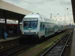 Doppelstock-Steuerwagen in Mannheim Hbf. am 23.02..2002. Zweite G�rlitzer Bauart nach ...