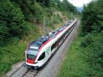 RABe 521 001-8 am ...  Daniel Sch�rer 14.07.2005