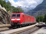 Br 185 125-2 und eine weitere Br 185 am 12.7.05 ...