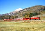 RhB Schnellzug GLACIER-EXPRESS H 905 von St.Moritz nach Zermatt am ...