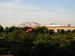 Mit leichter Versp�tung �berquerte die S 8 nach Wiesbaden, die ...