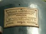  Gruppo ALe 883 Fabrikschild der 625.177 am Dampfdom.Chiavenna 31.07.07  ...