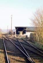 TSB Taunusbahn Anschlu�gleis der Firma Reusch (S�gewerk), 1. H�lfte der 1980iger Jahre.
