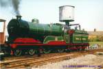 Gro� Britanien: Museumsbahn Great Central Railway Loughborough
 Schnellzuglok 4-4-0 Innentriebwerk ...