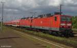 Komischer Zug: 143 867 ...  Tim Kleine 08.08.2005