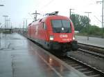 1116 087 beim Rangieren ...  schnellbremsbeschleuniger 15.08.2005