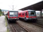 2x 628er in Heidelberg HBF abgestellt  ...