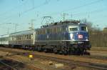 BR 110 (B�gelfalte) 110 271-4 am 07.04.2000 in Homburg/Saar mit SE 23044 nach Trier