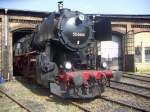 52 6666 beim Eisenbahnfest in Berlin Sch�neweide am 20.8.05  ...