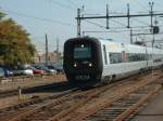 X31 - 32 X31 Contessa 4524 am 05.09.2002 bei der Einfahrt in den Bahnhof Malm� C. Diese Z�ge fahren von Kopenhagen/D�nemark �ber die neue �resundbr�cke nach Malm�/Schweden in 35 Minuten, ca. 40 km mit 4 Zwischenstationen im 20-Minuten-Takt.