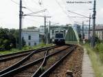 BR 4020 4020 099-0 bei der Ausfahrt aus der Haltestelle Hernals, am 10-09-2002