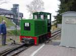 Ein Diesellok der LWE rangiert im Bf. Bergstation am 31.10.04 ...