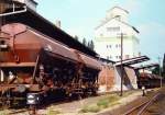 TSB Taunusbahn Anschlu�gleis der Raiffeisengenossenschaft in Usingen, 1. H�lfte der 1980iger Jahre.