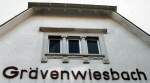TSB Taunusbahn Interessante, in Stein gefa�te Symbolik, 1. H�lfte der 1980iger Jahre.